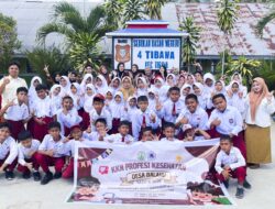 Tanamkan Kebiasaan Hidup Sehat Sejak Dini, KKN-PK UNG Gelar Sosialisasi PHBS di Sekolah