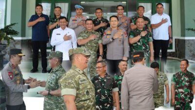 Sukseskan Program Asta Cita, Kapolda Gorontalo Kunjungi Makorem 133/Nani Wartabone