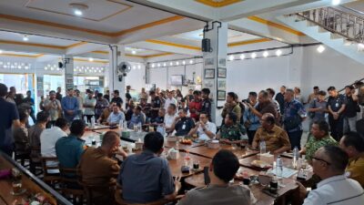 Hadiri Forkopimda di Warkop Amal, Kapolda Gorontalo Komit Jaga Kondusivitas Daerah