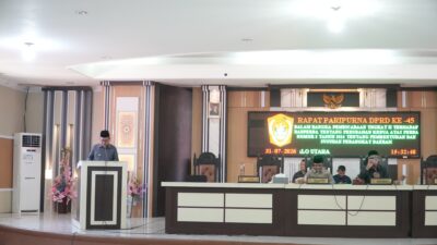Paripurna ke-45 Sahkan Perubahan SOTK, Pemda Gorut Targetkan Birokrasi Lebih Efektif