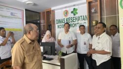 Sidak Dinkes Kota Gorontalo, Adhan Dambea Apresiasi Kehadiran Pegawai