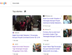 Dugaan Korupsi Pemprov Gorontalo jadi Tranding Google dan Sorotan Nasional