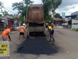 Pemkot Kotamobagu Perbaiki Jalan Zakaria Imban