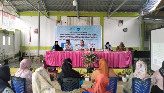 Kader Posbindu di Pontodon Timur Dilatih Gunakan Pemetaan Digital untuk Cegah Penyakit Tidak Menular