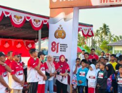 Ratusan Pelajar Semarakkan Merdeka Fun Run di Popayato Barat