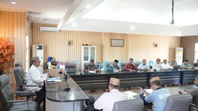 Bupati Gorontalo Utara Evaluasi Tim Percepatan Pengurusan Pertambangan