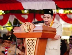 Wali Kota Adhan Ingatkan Pramuka Kota Gorontalo Pegang Teguh Disiplin dan Gotong Royong