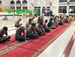 Kapolda Gorontalo Gelar Sholat Subuh Berjamaah dan Dialog Kamtibmas