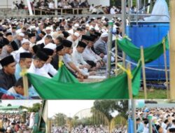 Ribuan Jamaah Padati Alun-alun Boki Hontinimbang Saat Idul Adha
