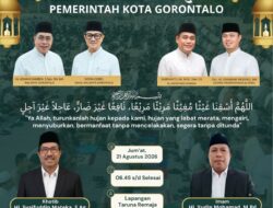Hadapi Kemarau Panjang, Pemkot Gorontalo Gelar Shalat Istisqa Jumat Ini