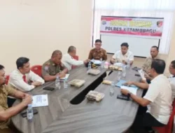 Pemkot Kotamobagu Perkuat Sinergi dengan Polres untuk Optimalkan Penegakan Hukum