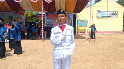 Langkah Kecil Ahmad Modanggu, Pemimpin Paskibraka dari Ponelo Kepulauan