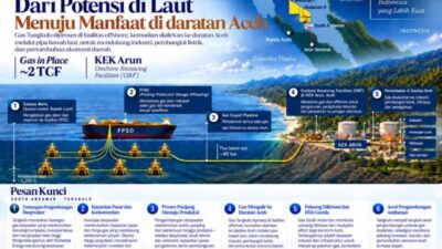 Pakar Ungkap Skema Alir Gas Tangkulo ke KEK Arun dan Tantangan Pengembangannya
