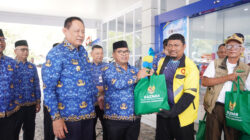 Launching Terminal Tipe B Limboto, 225 Paket Sembako Dibagikan kepada Insan Transportasi dan Masyarakat
