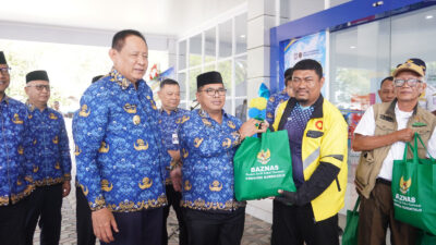 Launching Terminal Tipe B Limboto, 225 Paket Sembako Dibagikan kepada Insan Transportasi dan Masyarakat