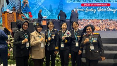 Wakili Polda Gorontalo, Brigadir Putri Baby Juliet Tampil di Forum Internasional IAWP 2026