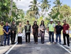 Total Anggaran Rp 2,9 Miliar, Proyek Rekonstruksi Jalan Ampera Moyag Rampung 100 Persen