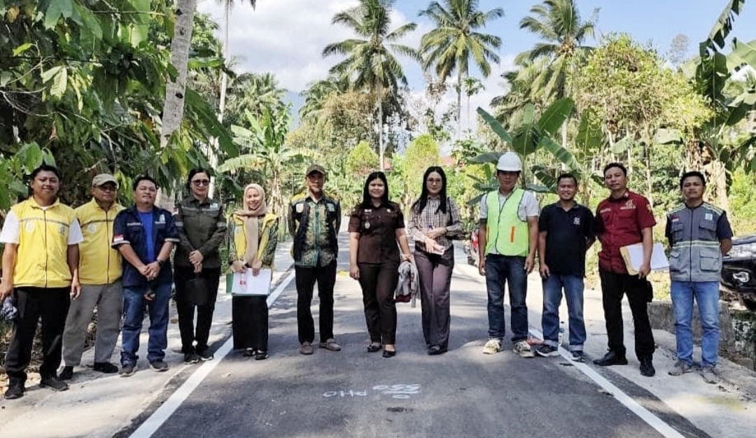 Total Anggaran Rp 2,9 Miliar, Proyek Rekonstruksi Jalan Ampera Moyag Rampung 100 Persen
