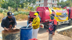 Bantuan Air Bersih Disalurkan ke Warga Ombulodata, Wabup Nurjanah Apresiasi Kepedulian Rusli Habibie
