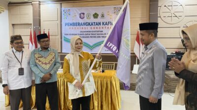 Wagub Idah Lepas 31 Kafilah Gorontalo Ikuti MTQ Nasional XXXI di Semarang