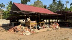 Krimsus Polda Gorontalo Pasang Garis Polisi di Lokasi Pengolahan PETI Suwawa Bone Bolango