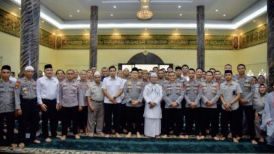 Perkuat Iman dan Takwa Personel, Polda Gorontalo Gelar Binrohtal Bersama Ustaz Das’ad Latif