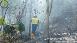 Tim Gabungan dan ERT PT GM Berhasil Lokalisir Karhutla di Area Motomboto