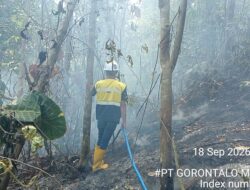 Tim Gabungan dan ERT PT GM Berhasil Lokalisir Karhutla di Area Motomboto