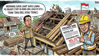 Komite Benarkan Kayu Atap SDN 16 Kwandang Ada yang Diganti