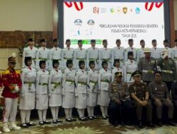36 Paskibraka Kotamobagu Dikukuhkan, Siap Emban Tugas HUT ke-81 RI