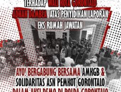 ​Dugaan Kriminalisasi Wali Kota, AMKGB Desak Dirreskrimsus Polda Gorontalo Mundur