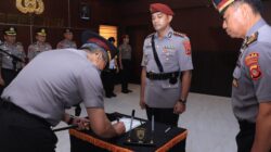 Sertijab Dirreskrimum Polda Gorontalo, Kapolda Tekankan Peningkatan Kinerja dan Pelayanan