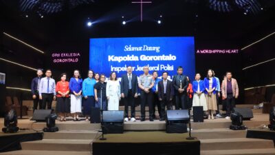 Lewat Minggu Kasih, Kapolda Gorontalo Ajak Jemaat Gereja Eklesia Jadi Mitra Polri Jaga Kamtibmas