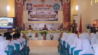 Edukasi Siswa SMAN 1 Telaga, Kapolda Gorontalo: Generasi Muda Tanpa Narkoba, Masa Depan Terjaga