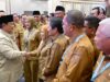 Momen Presiden Prabowo Sapa Wagub Gorontalo Idah Syahidah di Rakornas TPAKD 2026