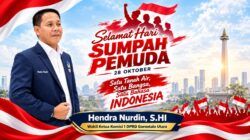 Sumpah Pemuda Bukan Pemanis Kalender, Hendra Nurdin Tantang Pemuda Gorut Bergerak
