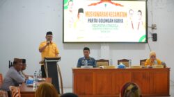 Di Panggung Muscam Golkar Atinggola, Thariq Bicara Aspirasi yang Belum Tuntas