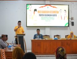 Di Panggung Muscam Golkar Atinggola, Thariq Bicara Aspirasi yang Belum Tuntas