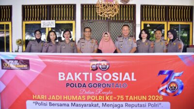 Peringati Hari Jadi Humas Polri, Kombes Pol Marupa Sagala Pimpin Langsung Baksos di Tibawa