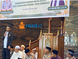 Safari Dakwah di Polda Gorontalo, UAS Tekankan Iman dan Takwa untuk Perkuat Integritas Polisi