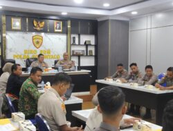 Polda Gorontalo Bersama Tim Puslitbang Polri Evaluasi Mutu Hasil Pengadaan Barang dan Jasa