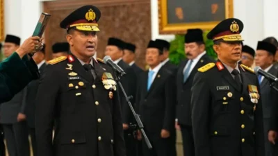 Prabowo Resmi Lantik Jenderal Suyudi Ario Seto Sebagai Kapolri