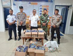 144 Botol Cap Tikus Tujuan Wakai-Ampana Diamankan di Penyeberangan Gorontalo